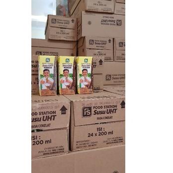 

kodeT9f9E--SUSU UHT FOOD STATION 200 ML isi 24 pcs Exp 2023