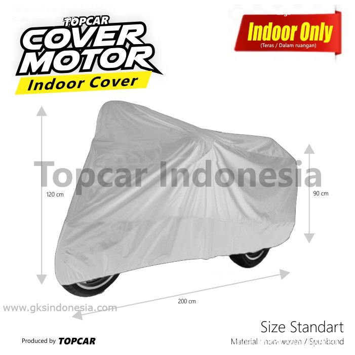 TOPCAR Cover Vespa All Varian Primera Sprint Penutup Pelindung Mantel Jas Motor Non Waterproof