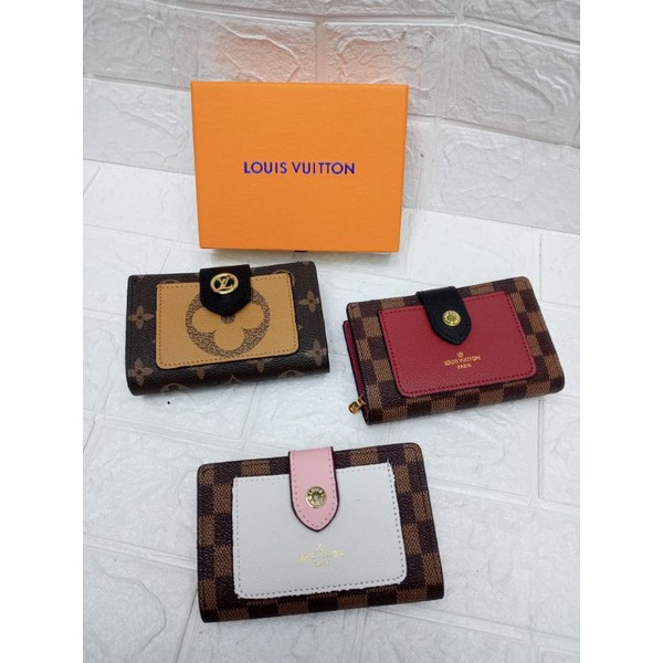 Dompet Lipat Mini Wallet Wanita Free Box