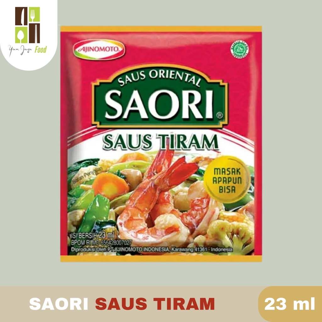 Saori Saus Sachet Saus Tiram / Saus Teriyaki / Saus Lada Hitam [23ml] 1 PCS