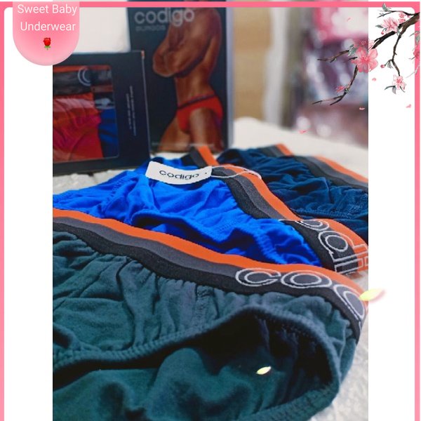 CD CODIGO BURGOS || CELANA DALAM COWOK ISI 3 PCS / KOTAK