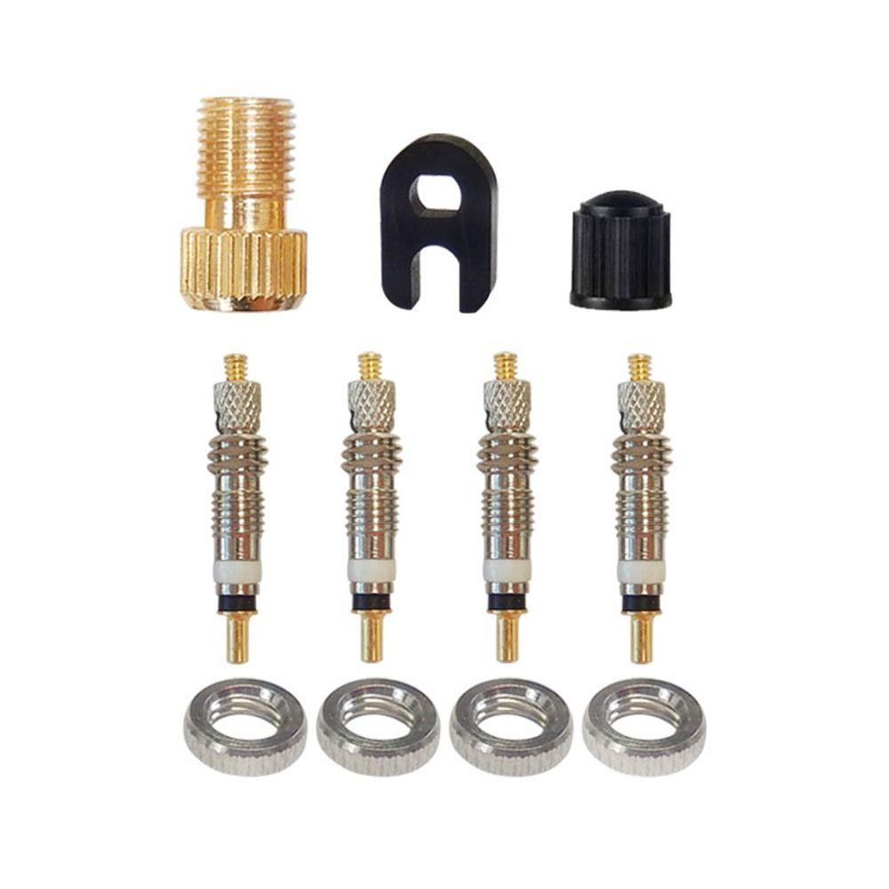 Populer 1set French Presta New Pengganti Plus Cabut Alat Cores+Valve