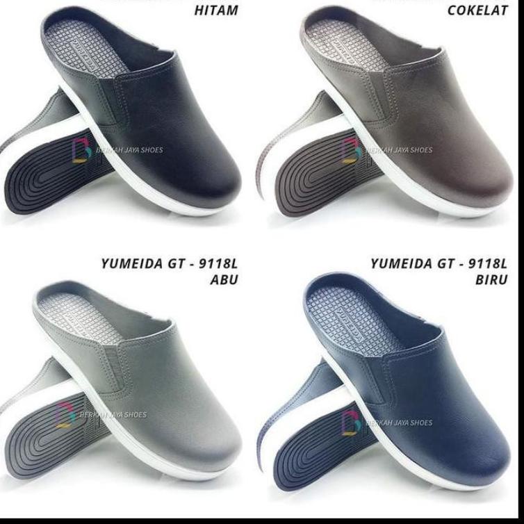 "MKD.18Oc22ι" Sepatu Sandal Karet Pria Yumeida GT 9118 L