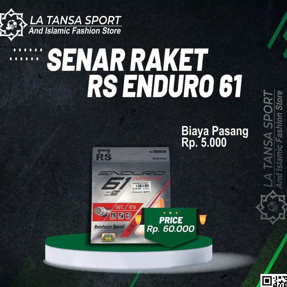 SENAR RAKET RS ENDURO 61 INFINITE