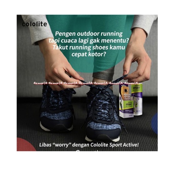 Cololite Sport Active 75ml Sport Shoes Cleaner Pembersih Sepatu Sneakers Olahraga  Colo Lite Kololite Cleanser Membersihkan Sepatu Sekolah Shoe