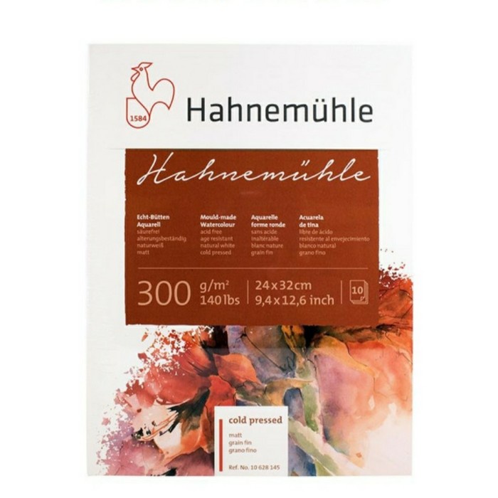 

Buruan Kertas Cat Air/Watercolour Paper Hahnemuhle 300Gsm Cold Pressed Bagus