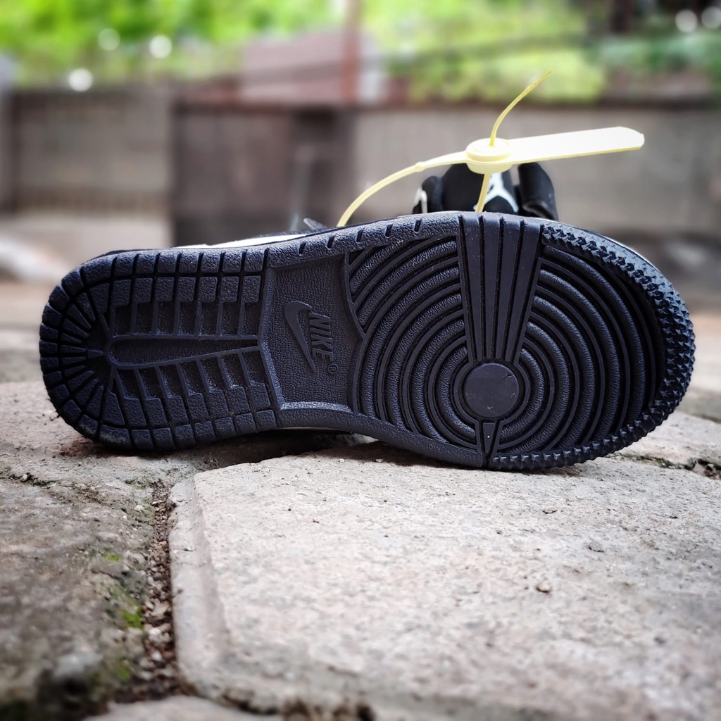 Sepatu Basket Anak Nike Air Jordan 1 Kids Black, Harga Murah, TOP Premium Quality, with Box