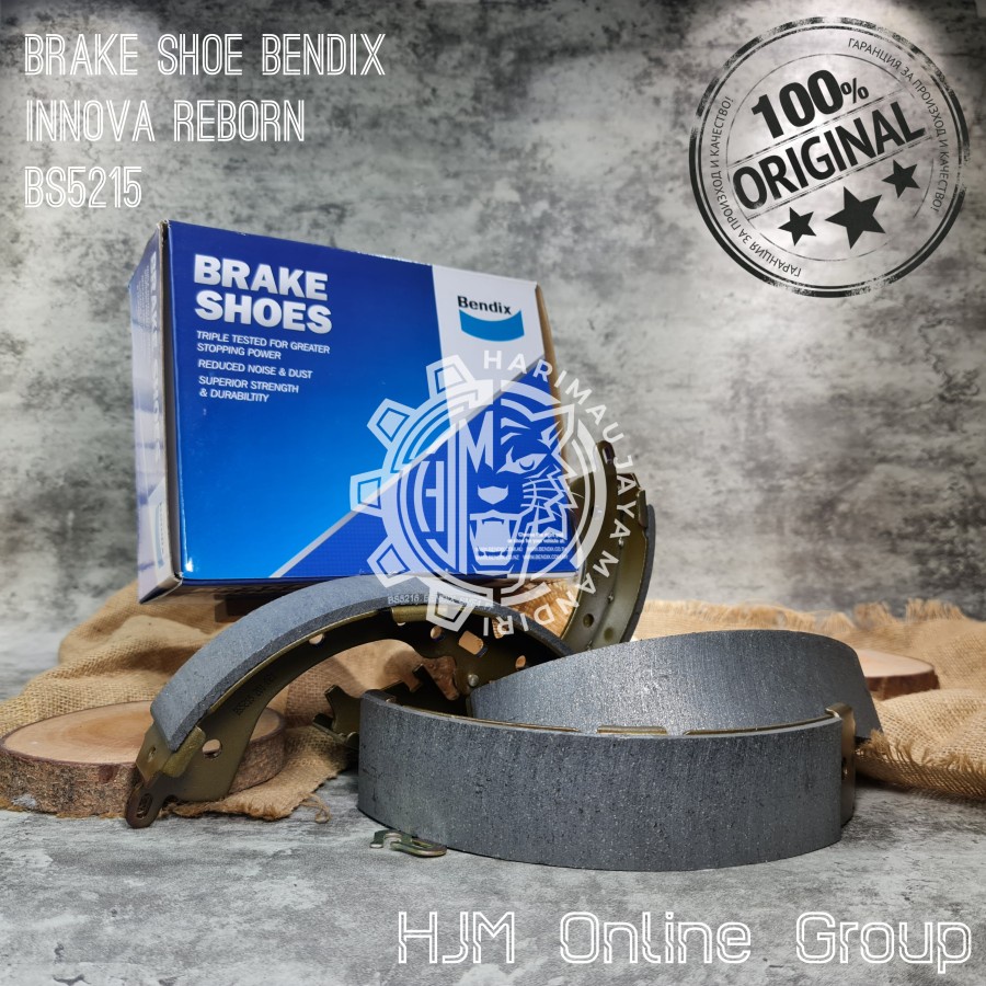 BRAKE SHOE - KAMPAS REM BELAKANG INNOVA REBORN (BENDIX) BS-5215