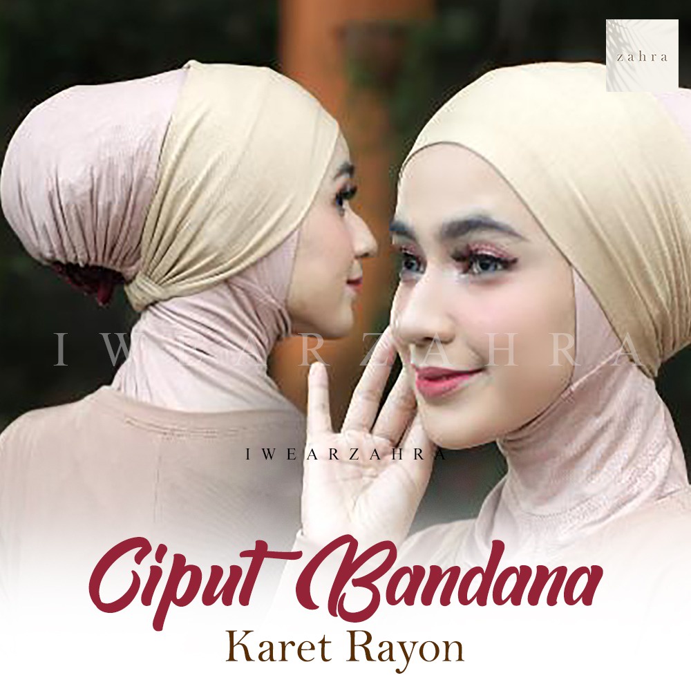 CIPUT BANDANA KAOS - Inner Hijab Bahan Anti Pusing Daleman Kerudung Jilbab Pashmina Bawal Ninja Nyaman Murah Aksesoris Fashion Muslim