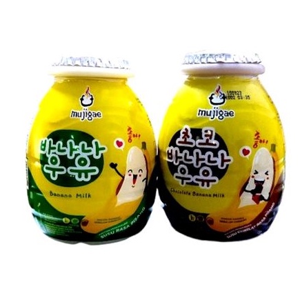 

Mujigae Banana Milk - Botol Susu Korea [250ml]