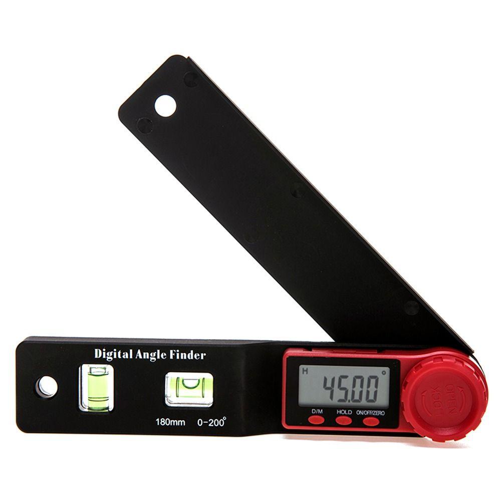 Solighter Digital Instrumen Sudut Inclinometer Profesional 2in1 Measuring Angle Detector