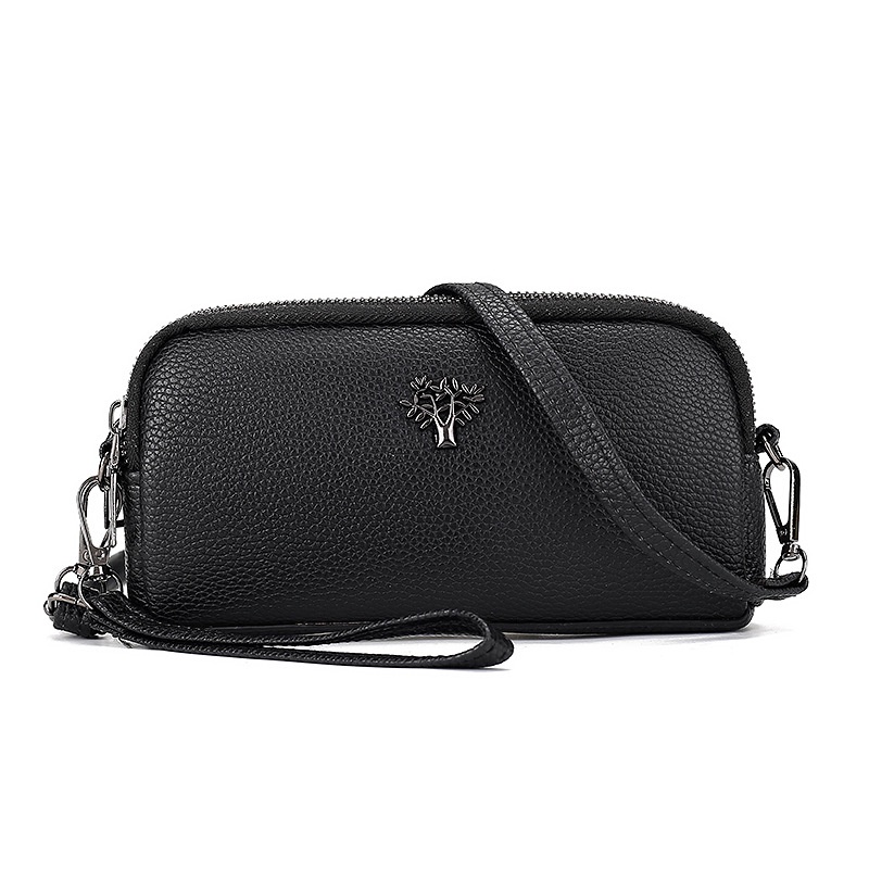 TAS SELEMPANG WANITA IMPORT KULIT HITAM TERVIRA TA677B5 TALI PENDEK KECIL KOREA FASHION SIMPLE SLING BAG REMAJA KEKINIAN BRANDED PREMIUM CEWEK MURAH BATAM
