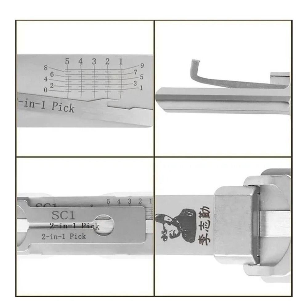 Solighter Lishi Tool SC4 End Milling Obeng Perkakas Tangan Mobil