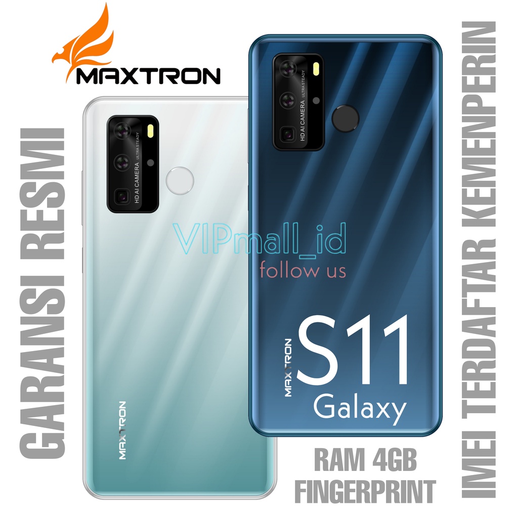 (RAM 4GB) MAXTRON S11 GALAXY 4G - RAM 4GB/32GB - LAYAR 6.53" - HP MAXTRON S11 GALAXY - HP ANDROID