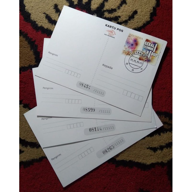 

kartu Pos Sea Games set lengkap 4pcs 11.11.11-11