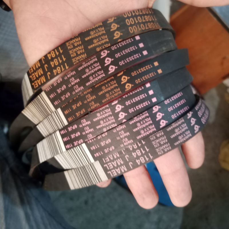 vbelt panbel fanbel mesin cuci Lux 5pje 1196 atau 6pje 1184