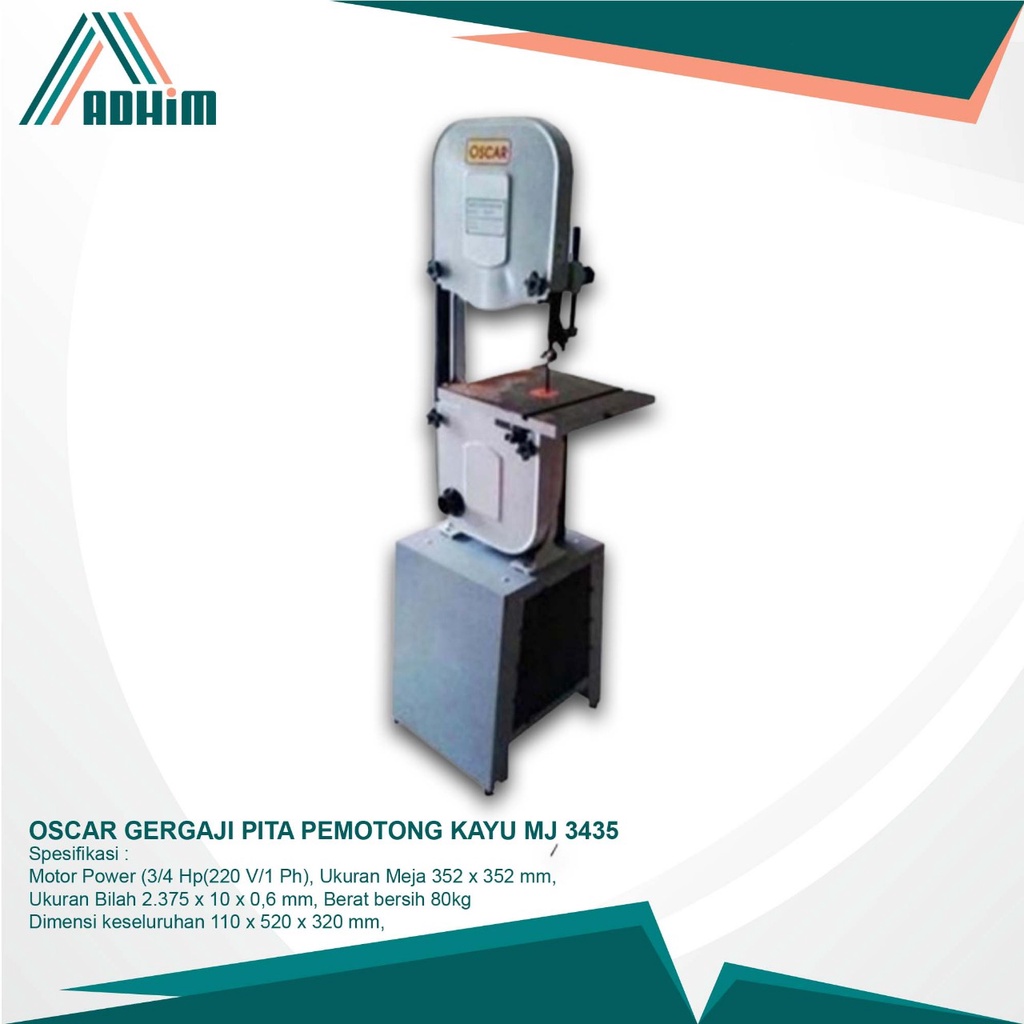 OSCAR GERGAJI PITA PEMOTONG KAYU MJ 3435
