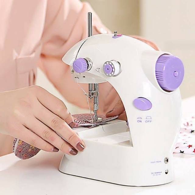 BARANG BARU Mesin Jahit Mini Portable mini portable sew machine  Mesin Jahit Mini Portable SM-202A Multifungsi Mudah dan Praktis