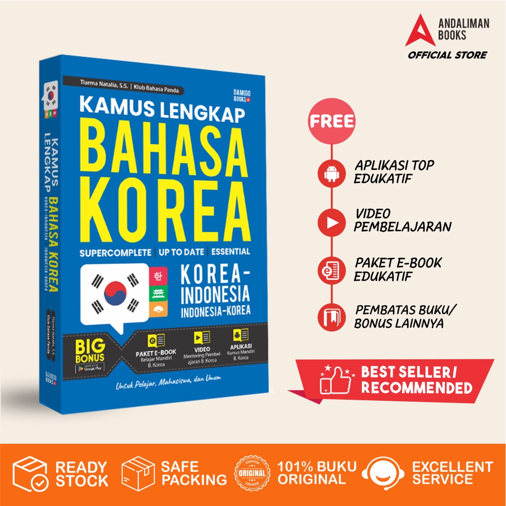Jual Kamus bahasa korea Kamus Lengkap Bahasa Korea Shopee Indonesia