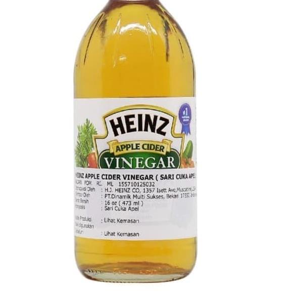 

BISA COD ✔️HEINZ APPLE CIDER VINEGAR CUKA APEL 473ml|RA1