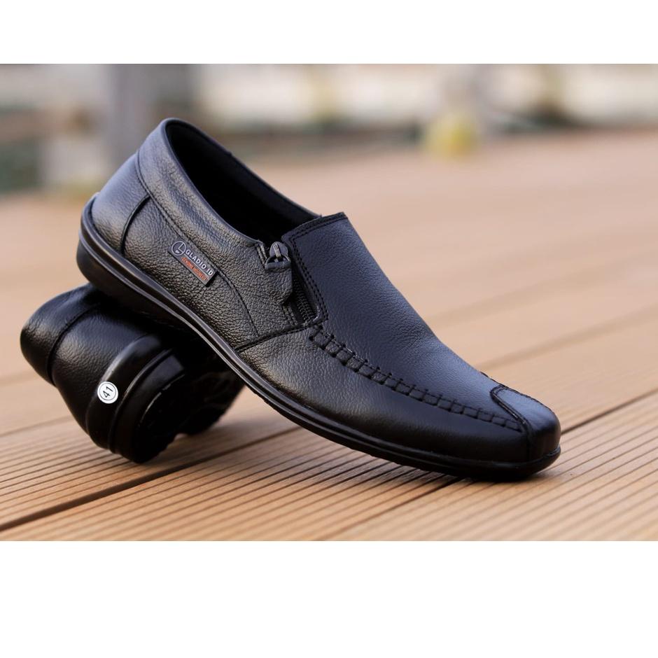 Terlaris.. Sepatu Kulit Pria Kerja Kasual Kantor Dewasa Laki Laki Remaja Warna Hitam Coklat Lamaran 