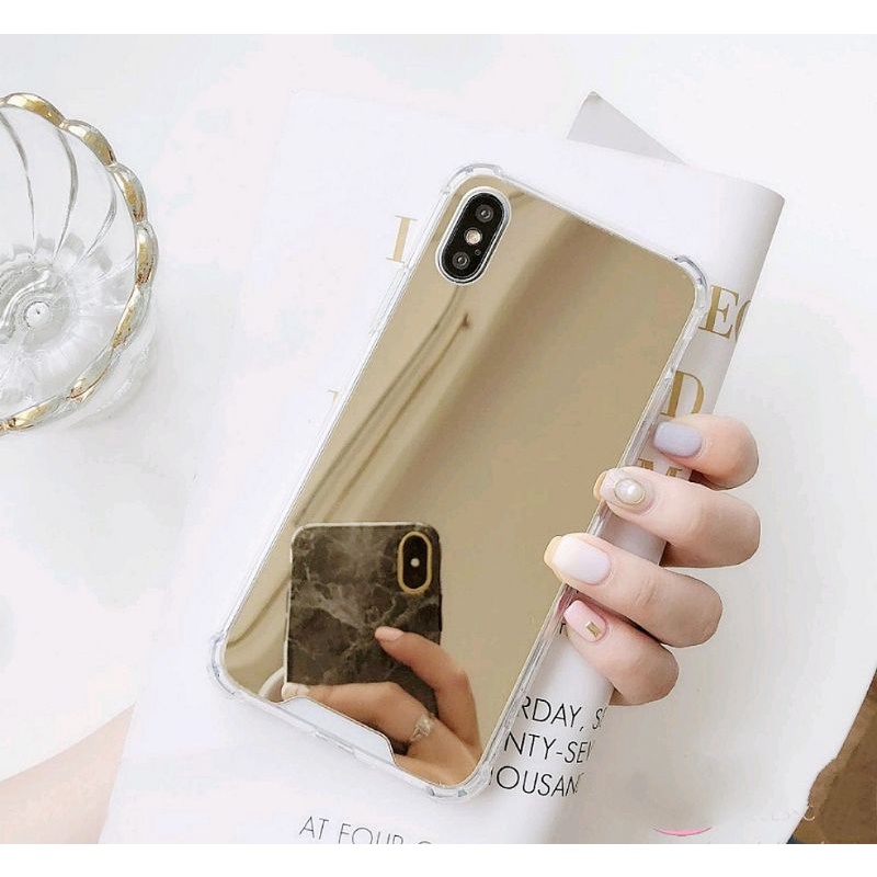 Case Mirror cermin Casing Hardcase Kesing silicon Silikon Hp Samsung