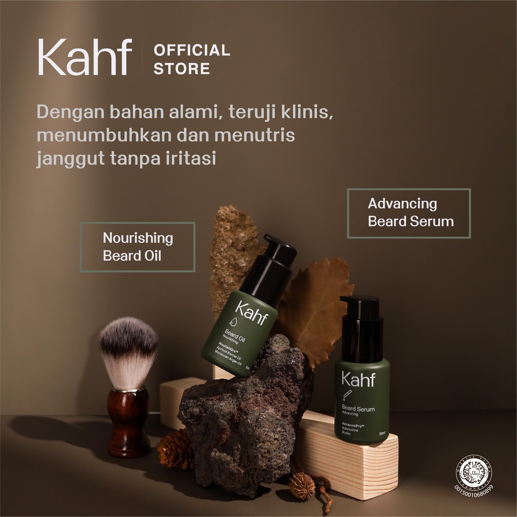 KAHF Skincare Cowok Halal Face Wash Serum Eau de Toilette EDT Deodorant