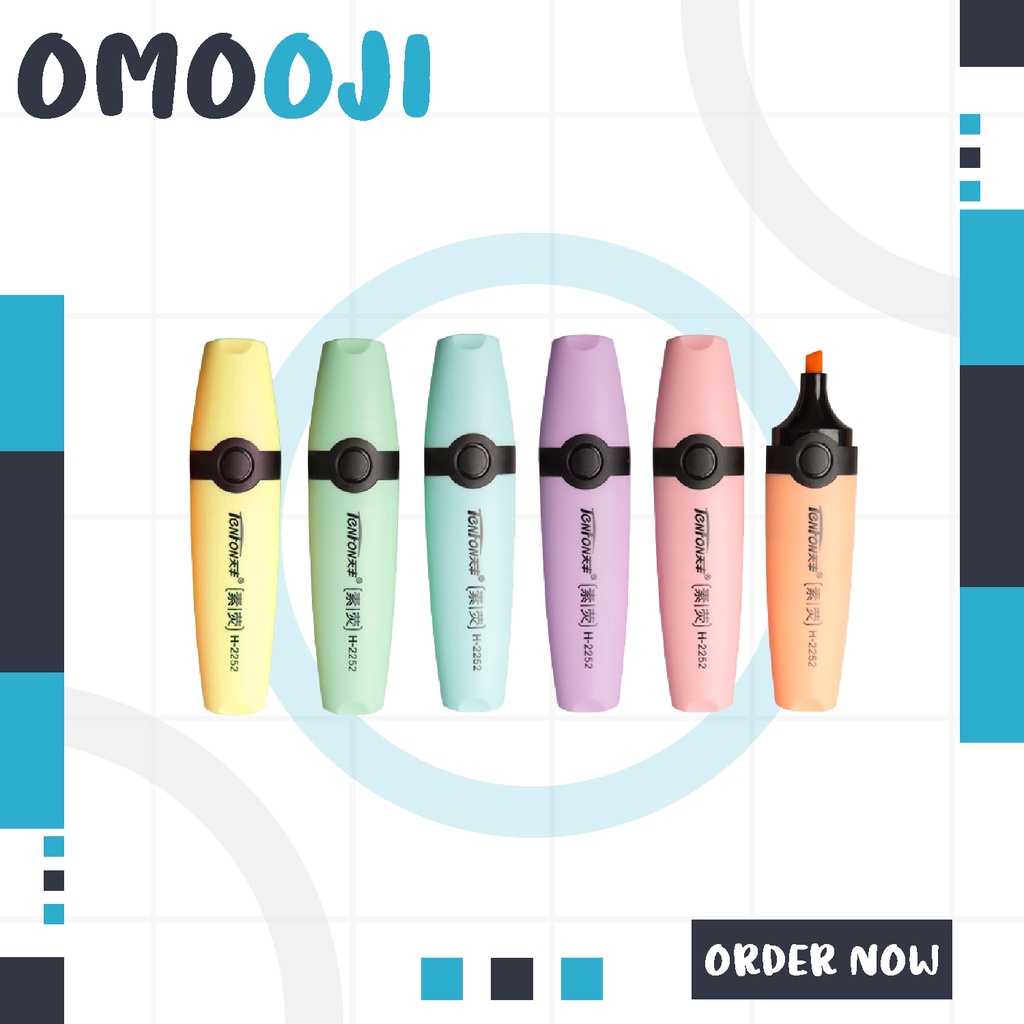 

Omooji Highlighter Pen Highlighter Pastel Colour Pen Journal Marker Pen Alat Tulis Replacement Penanda Warna S016