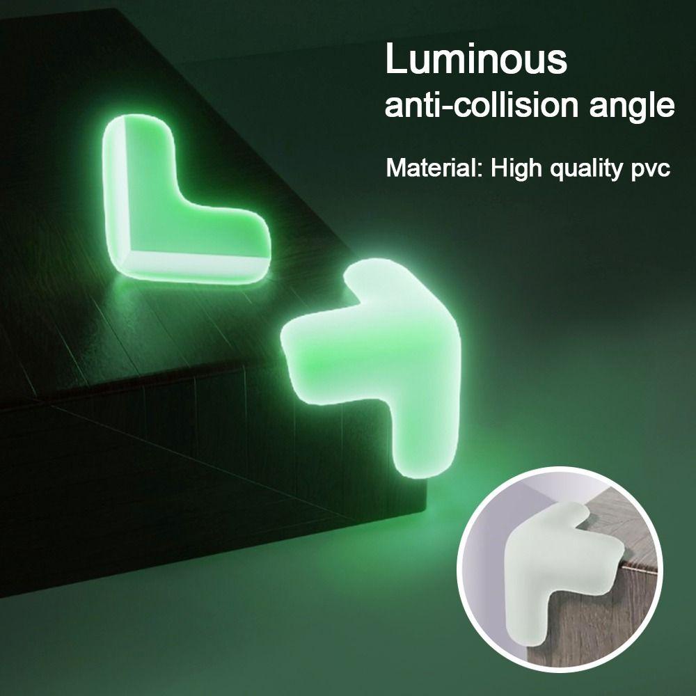 Pineapple 10Pcs Pelindung Sudut Meja Luminous Edge Protection Untuk Anak Furniture Corner Bumper