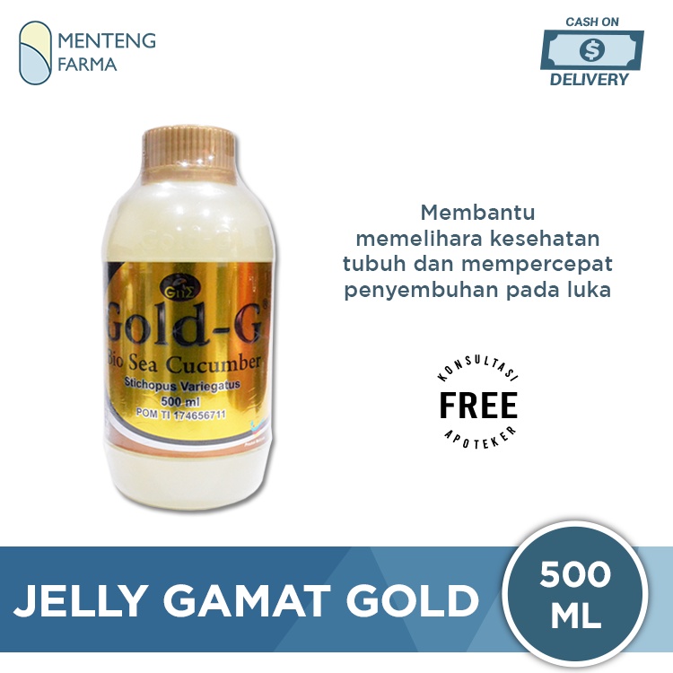 Jelly Gamat Gold G Sea Cucumber 500 mL - Ekstrak Teripang Laut Asli