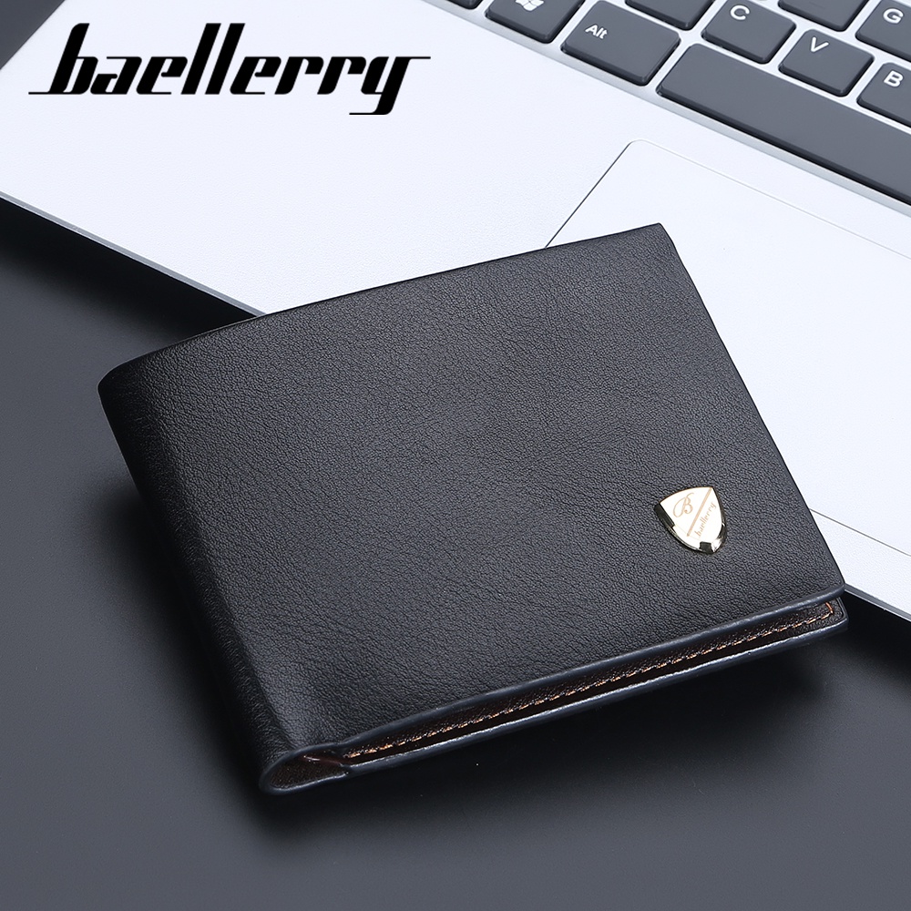 BAELLERRY DR093 Dompet Pria Bahan Kulit PU Leather Premium WATCHKITE WKOS