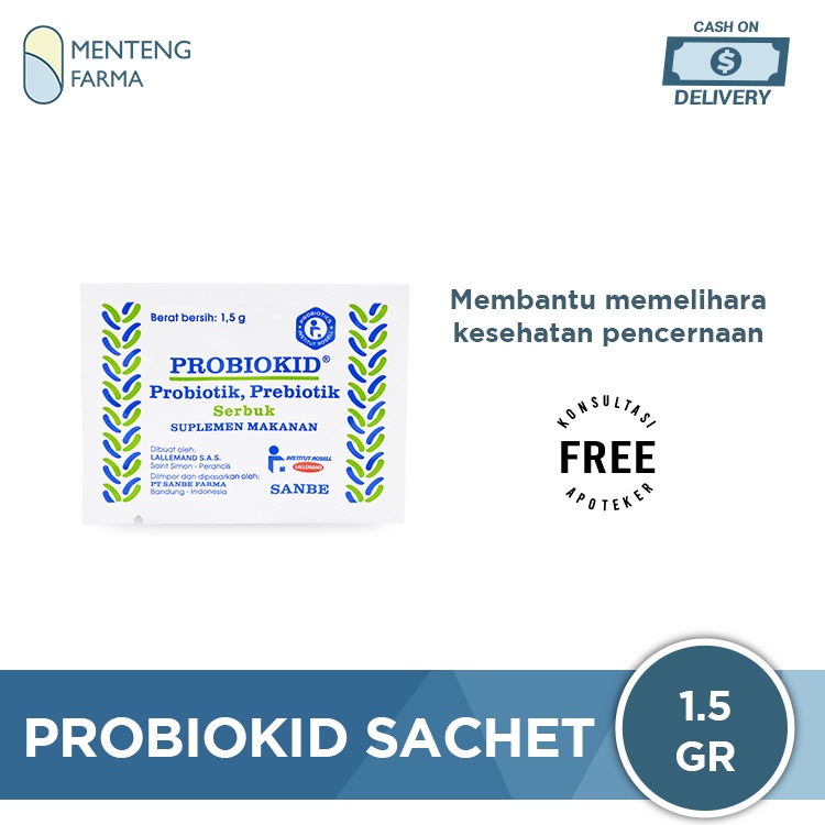 Probiokid Sachet - Suplemen Kesehatan Saluran Cerna, Diare, Sembelit