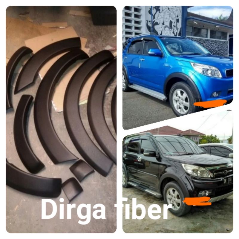 oper fender Rush Terios 2008 sampai 2015 model polos