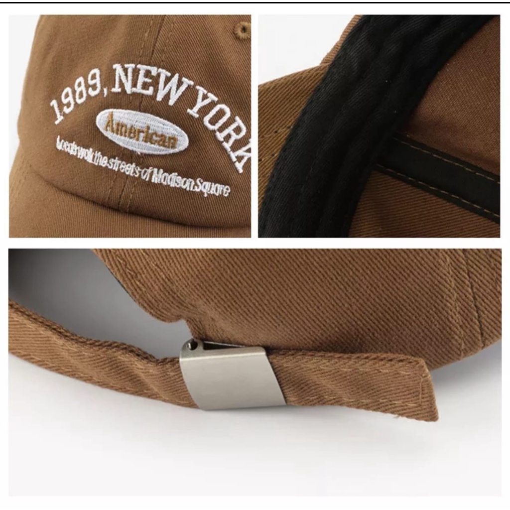 Terbaru Topi Baseball Cap New York Hig Quality Premium Topi Pria Wanita Keren Bahan Raffel