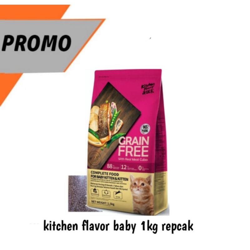 KF / KITCHEN FLAVOUR BABY CAT 1KG REPACK