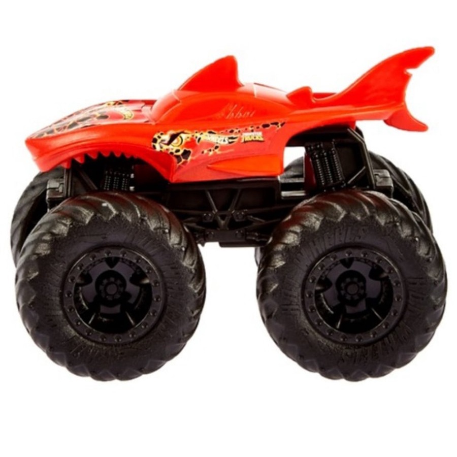 Hot Wheels Mini Monster Trucks Lava Shark Merah