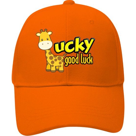 Topi Anak Lucu Logo Jerapah 4-8tahun