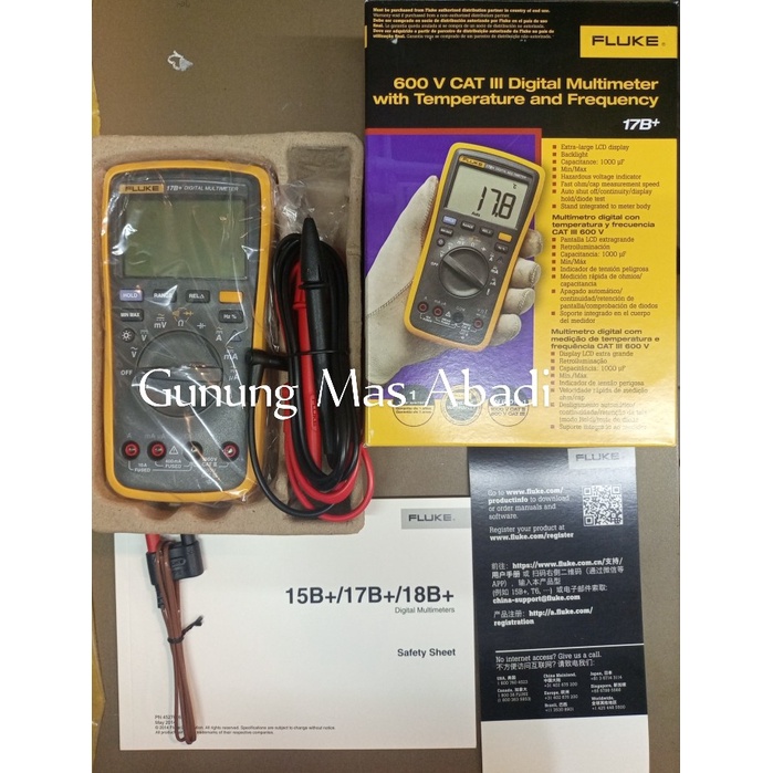 FLUKE 17B+ Digital Multimeter