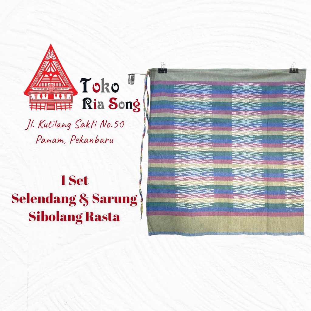 Sarung Sibolang Rasta Warna Biru Mix Pekanbaru