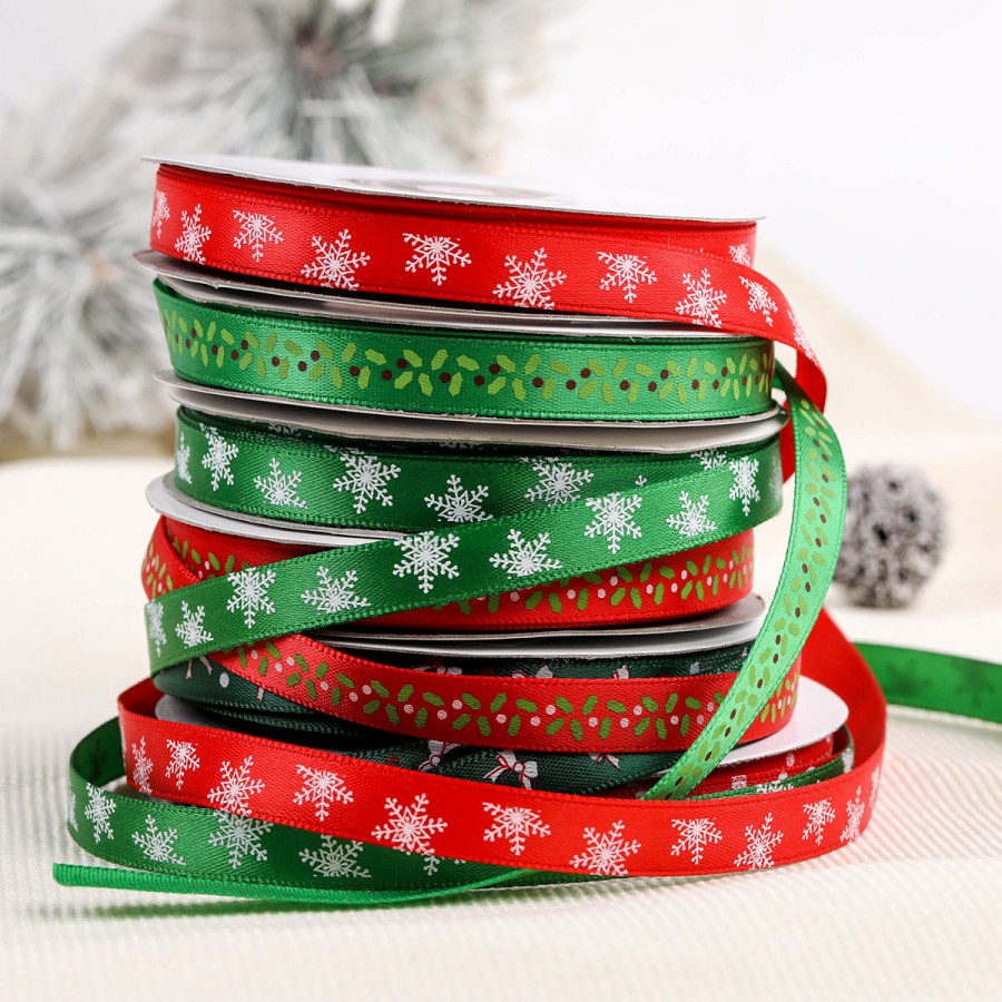 

1ROLL 22METER PITA KADO NATAL PITA NATAL PITA SNOWFLAKE PITA CHRISTMAS PITA XMAS