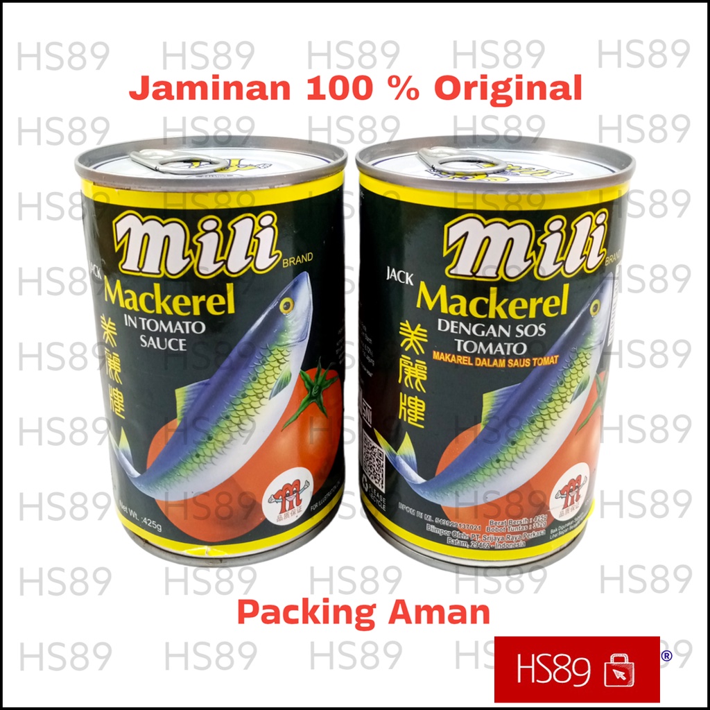 

Sarden Mili 425 gr Asli Singapore - Mackerel Mili