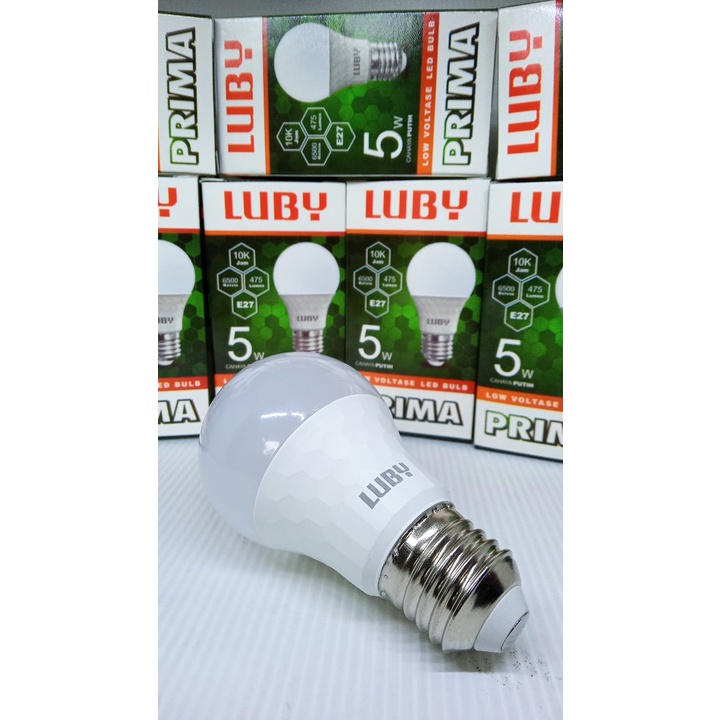 LUBY PRIMA Lampu Bohlam LED 5W, 7W, 9W, 12W, 15W, 18W dan 24W LED BULB