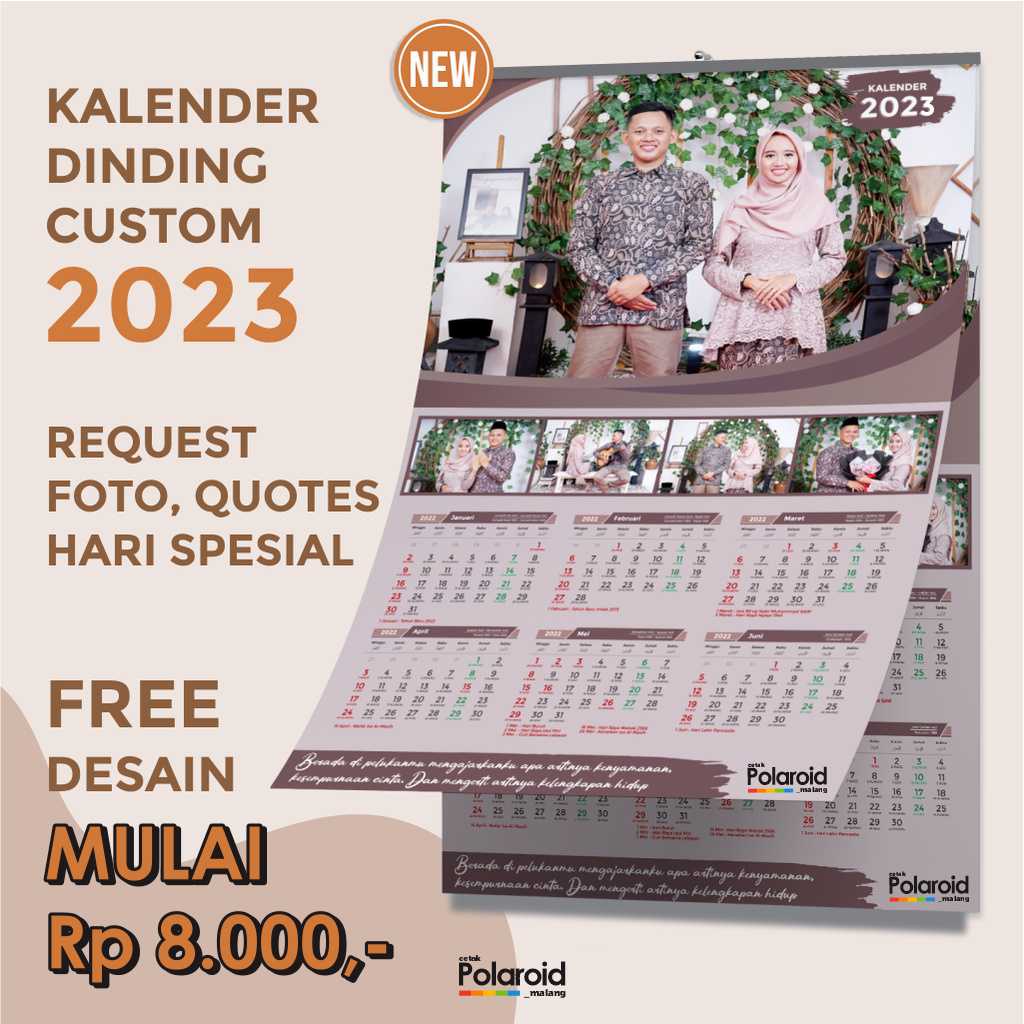 Jual Kalender Dinding Custom | Shopee Indonesia