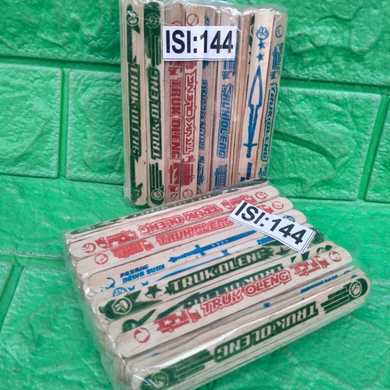Obral 144 Pcs Mainan Stik Gebrak Gambar Stick Lokal Hrg Grosir