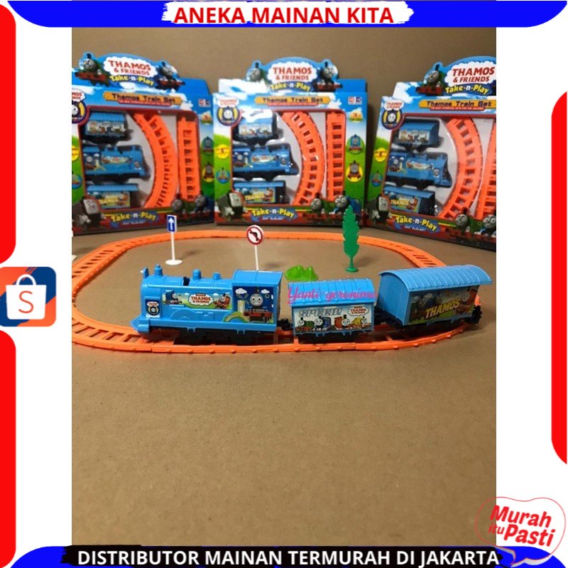 PROMO MAINAN ANAK REL KERETA API ELEKTRIK  877-33 TRAIN PLAY SET