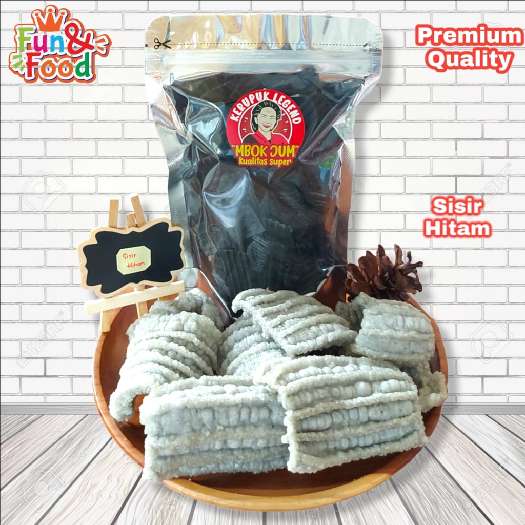 

Kerupuk Mentah Kerupuk Kering Krupuk Sisir Jengkol Hitam Kualitas Premium