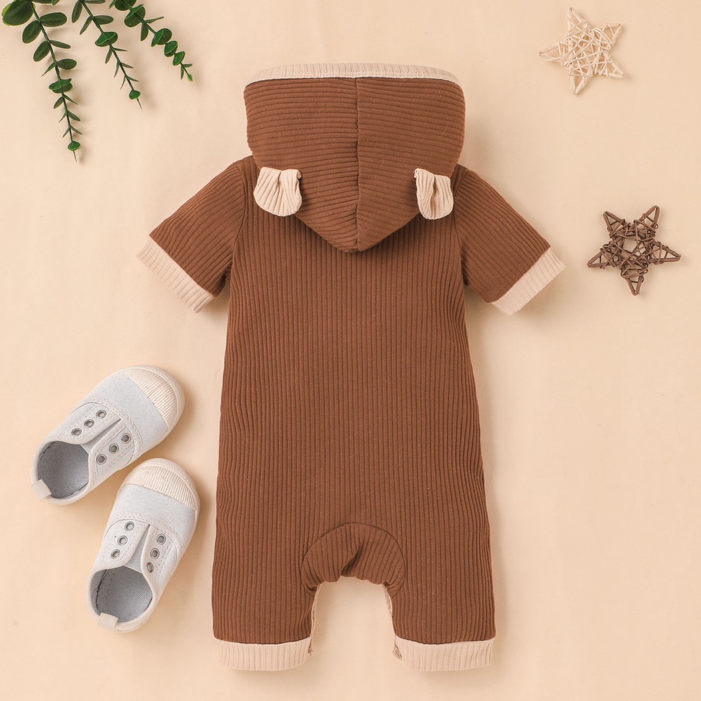 0-12bln JUMPER HOODIE BASIC BAYI | JUMPSUIT ROMPER BAJU PAKAIAN ANAK catalog XMY BG