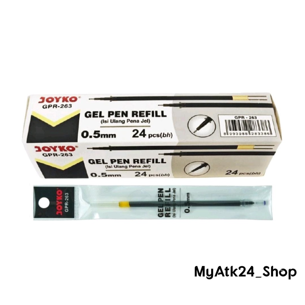 

Reffill Bolpen / Isi Pulpen / Pena Gel Joyko GPR-263 / Isi Bolpen Gel 0.5mm (/ 1Pcs)