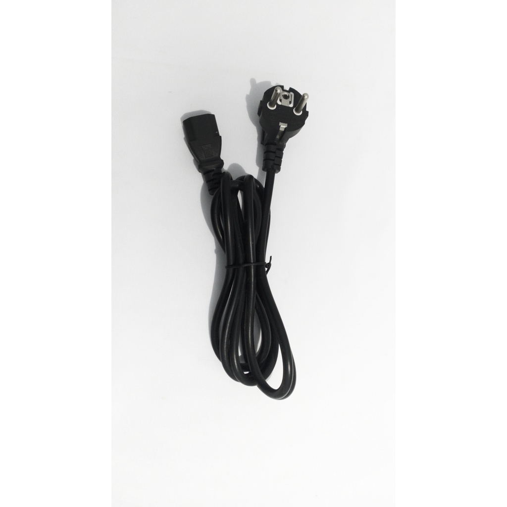 [HAEBOT] Kabel Power Komputer HKC Cable Power Supply PC AC 180cm 1.8M 3 Lubang Computer Hitam 180 cm 220V