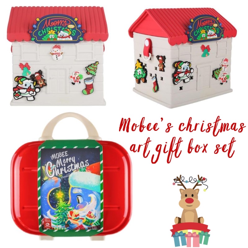 

mobee Christmas edition art gift box set alat mewarnai perlengkapan menggambar